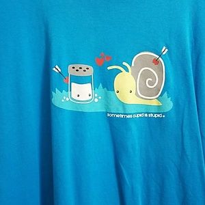 "Sometimes Cupid is Stupid" graphic tee